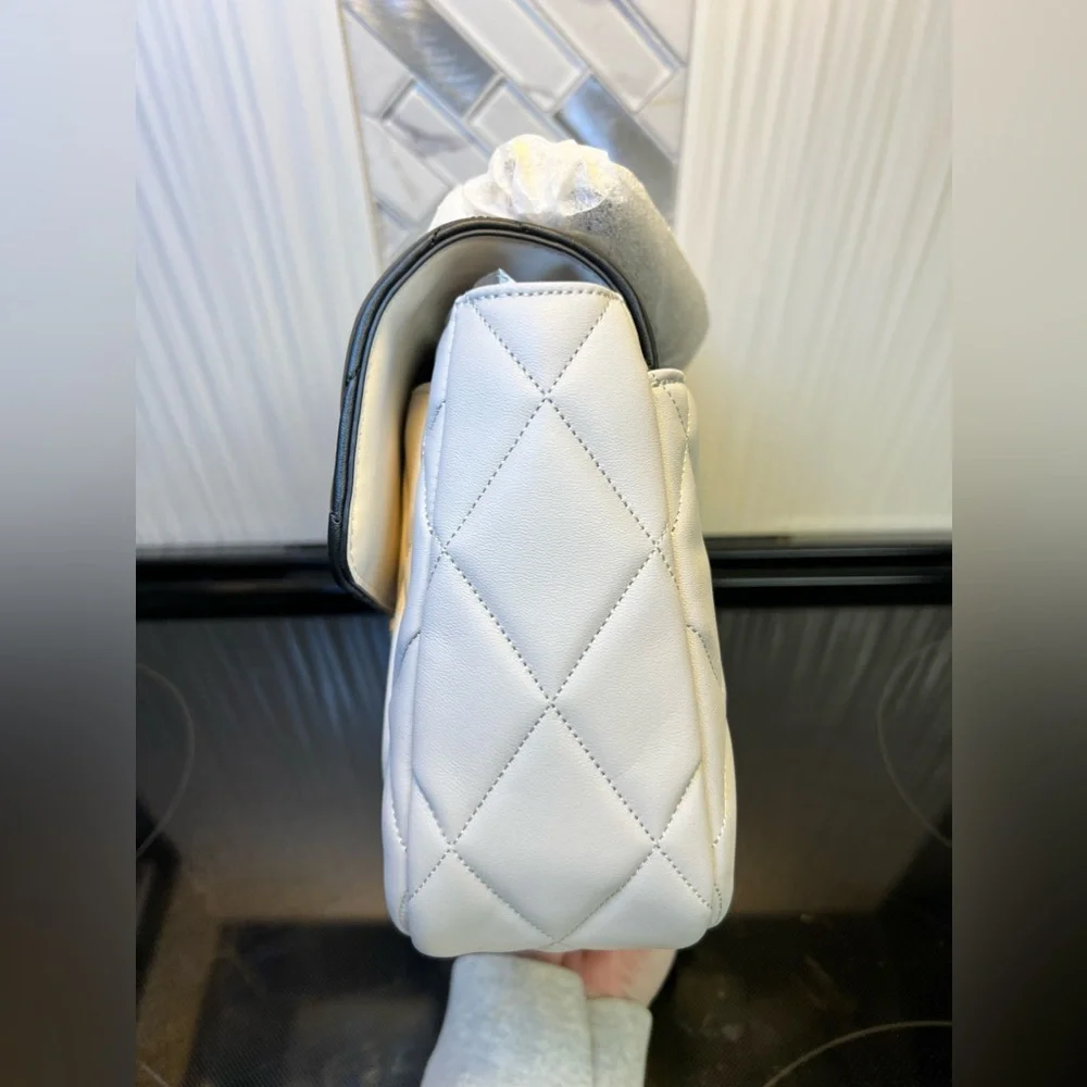SALE 🔥 Colorblock Quilted Leather Carey Shoulder Bag Kate Spade Tricolor